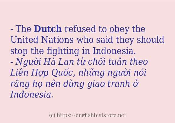 dutch có bao nhiêu cách dùng?