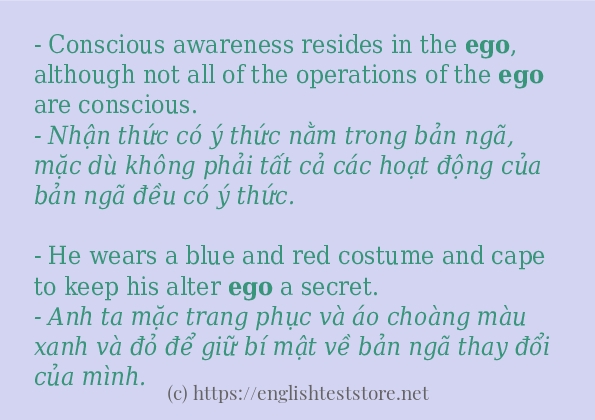 ego dùng như thế nào?