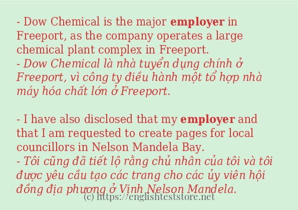 employer có bao nhiêu cách dùng?