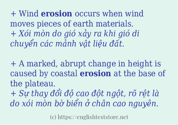 erosion có bao nhiêu cách sử dụng?