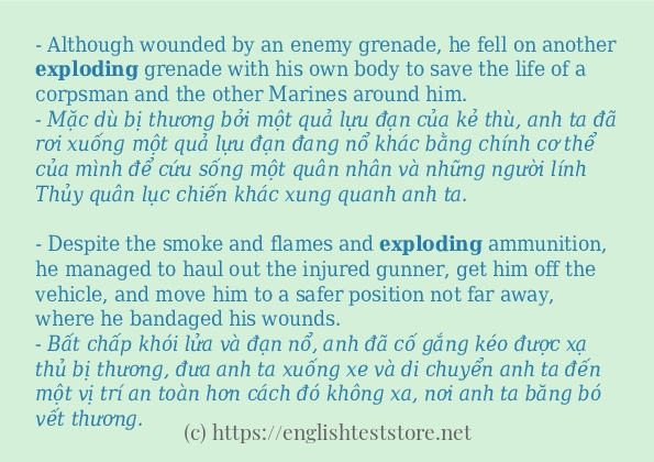 exploding có bao nhiêu cách sử dụng?