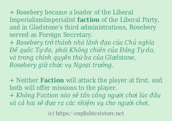 faction dùng như thế nào? faction dùng như thế nào?