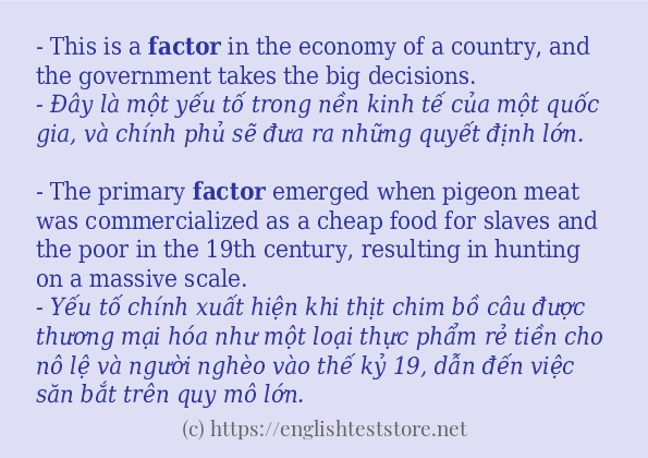 factor các ví dụ và câu điển hình factor các ví dụ và câu điển hình