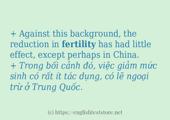 fertility có bao nhiêu cách dùng?
