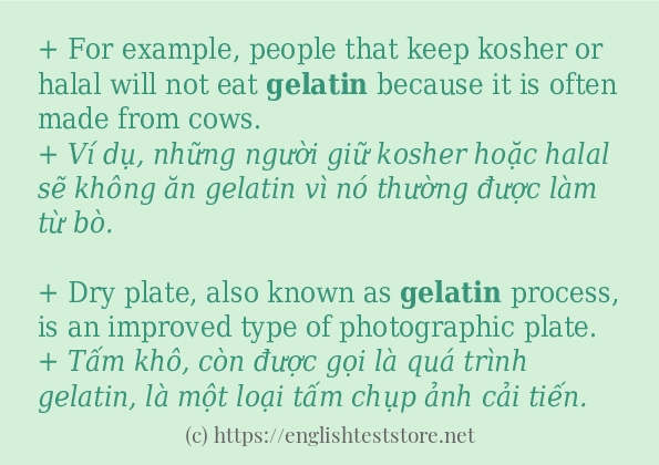 gelatin cách dùng và ví dụ trong câu gelatin cách dùng và ví dụ trong câu