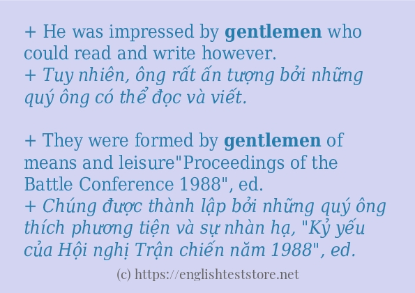 gentlemen áp dụng trong câu và ví dụ gentlemen áp dụng trong câu và ví dụ