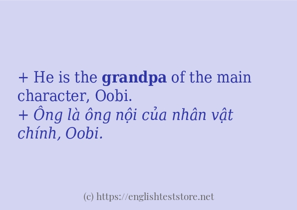 grandpa dùng như thế nào?