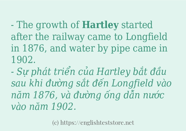 hartley dùng như thế nào?