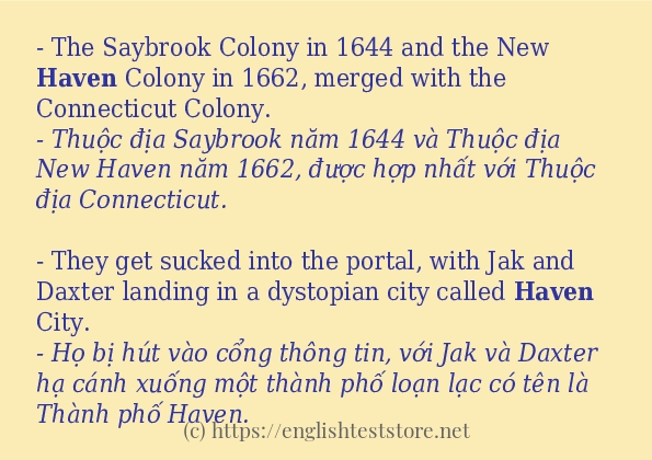 haven cách sử dụng trong câu và ví dụ haven cách sử dụng trong câu và ví dụ