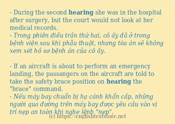 hearing sử dụng như thế nào? hearing sử dụng như thế nào?