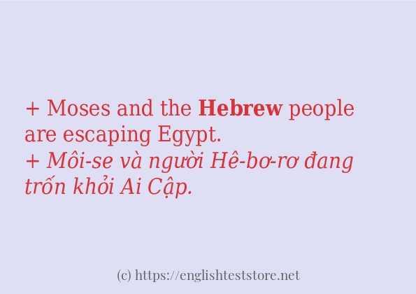 hebrew áp dụng trong câu và ví dụ hebrew áp dụng trong câu và ví dụ