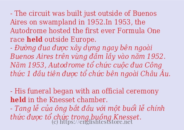 held có bao nhiêu cách sử dụng? held có bao nhiêu cách sử dụng?
