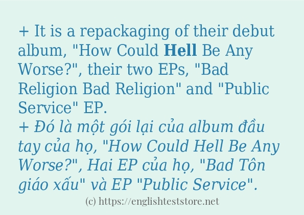 hell có bao nhiêu cách dùng? hell có bao nhiêu cách dùng?