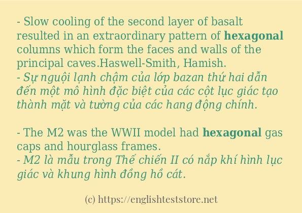 hexagonal có bao nhiêu cách dùng?