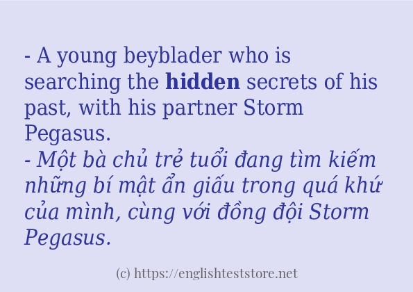 hidden áp dụng trong câu và ví dụ hidden áp dụng trong câu và ví dụ