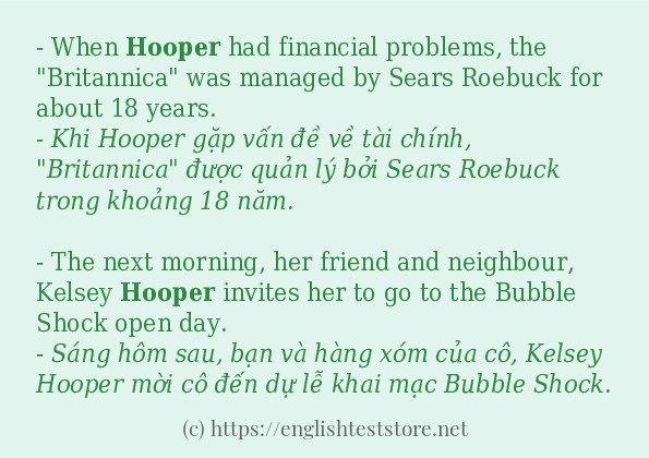 hooper có bao nhiêu cách dùng?