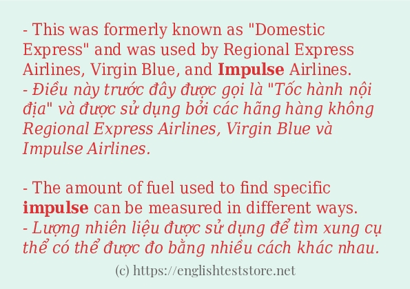 impulse các cách dùng và câu ví dụ impulse các cách dùng và câu ví dụ