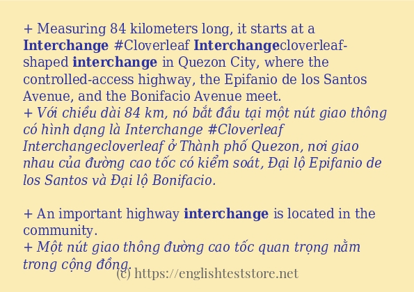 interchange cách dùng trong câu và ví dụ