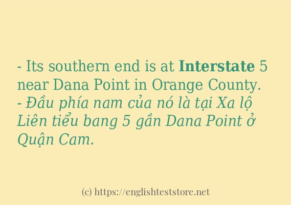 interstate sử dụng như thế nào? interstate sử dụng như thế nào?