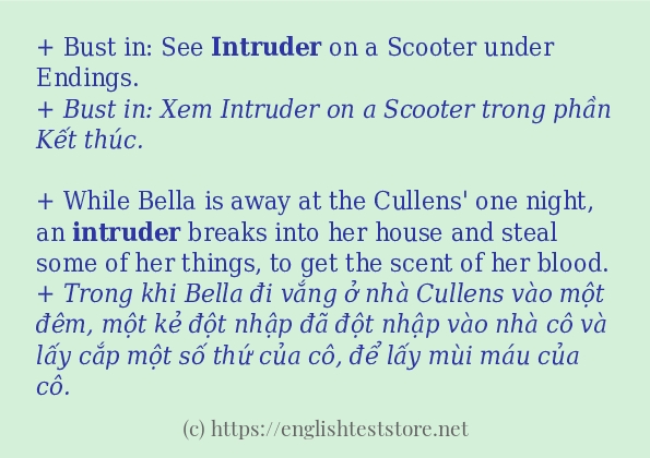 intruder các cách dùng và câu ví dụ
