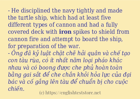 iron có bao nhiêu cách dùng?