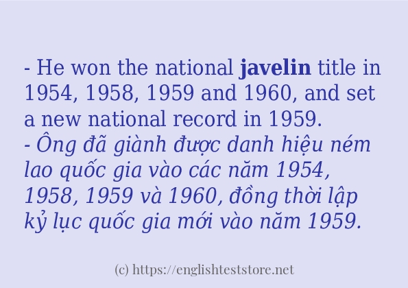 javelin có bao nhiêu cách sử dụng? javelin có bao nhiêu cách sử dụng?
