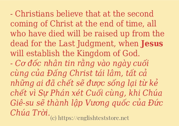 jesus sử dụng như thế nào?