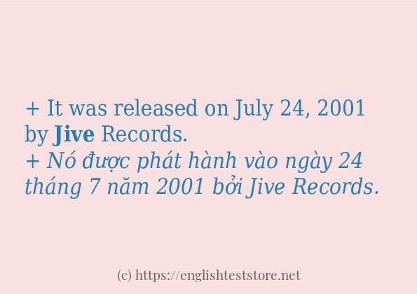 jive dùng như thế nào?