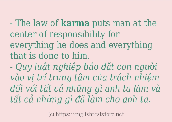 karma có bao nhiêu cách sử dụng?