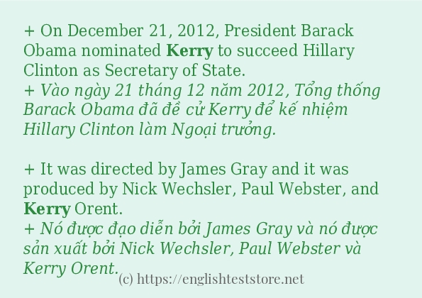 kerry cách dùng trong câu và ví dụ
