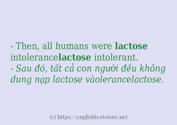 lactose dùng như thế nào?