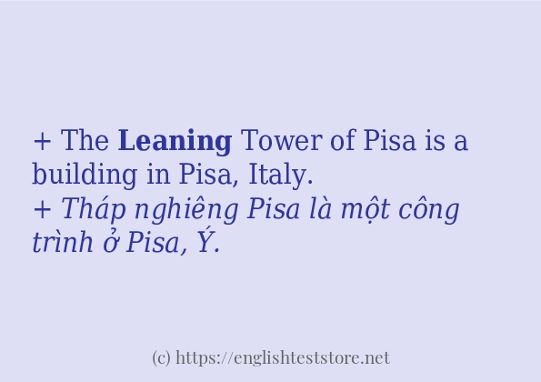 leaning sử dụng như thế nào? leaning sử dụng như thế nào?