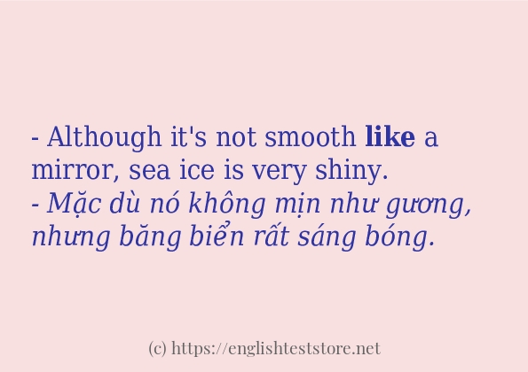 like có bao nhiêu cách sử dụng?