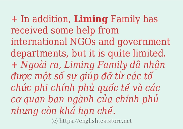 liming có bao nhiêu cách dùng?