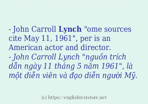 lynch dùng như thế nào? lynch dùng như thế nào?