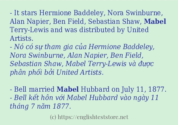 mabel có bao nhiêu cách dùng? mabel có bao nhiêu cách dùng?