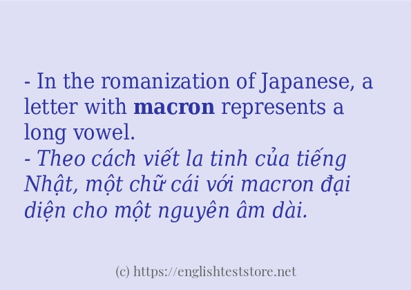 macron các cách dùng và câu ví dụ