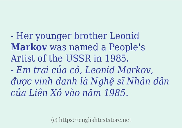 markov cách dùng và ví dụ trong câu markov cách dùng và ví dụ trong câu