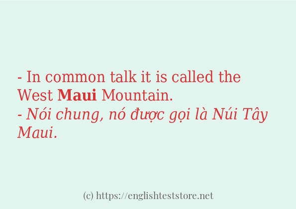 maui dùng như thế nào?