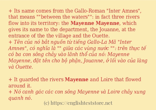 mayenne dùng như thế nào?