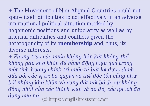 membership có bao nhiêu cách sử dụng?