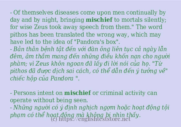 mischief sử dụng như thế nào?