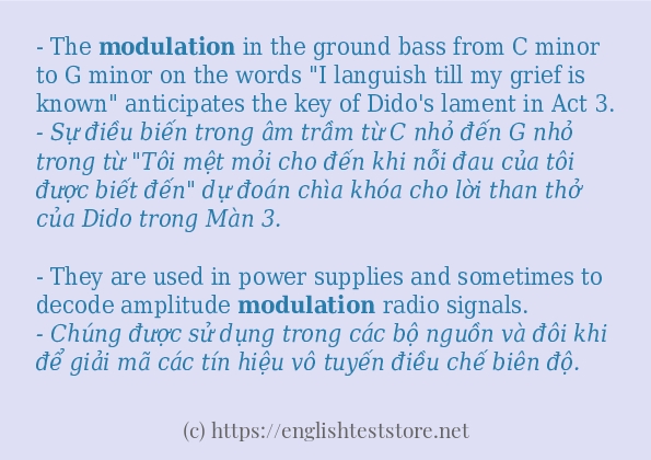 modulation cách dùng và ví dụ trong câu