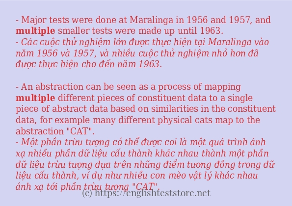 multiple cách dùng trong câu và ví dụ multiple cách dùng trong câu và ví dụ