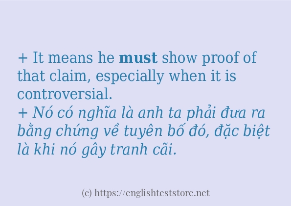 must dùng như thế nào?