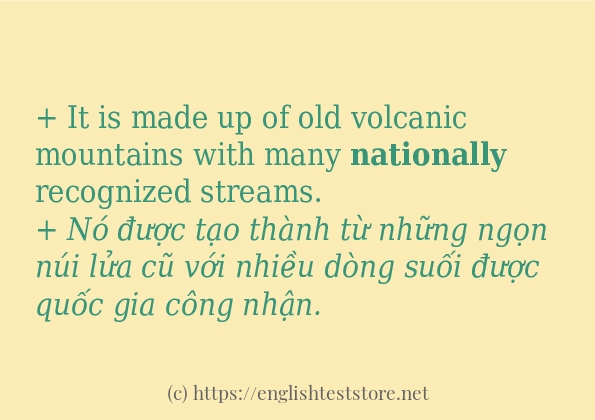 nationally có bao nhiêu cách sử dụng?