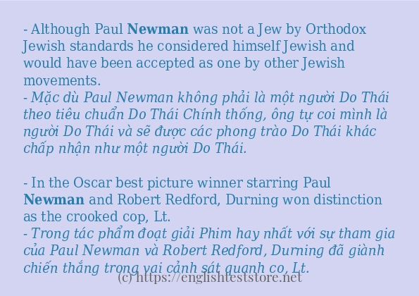 newman ví dụ cách dùng trong câu newman ví dụ cách dùng trong câu