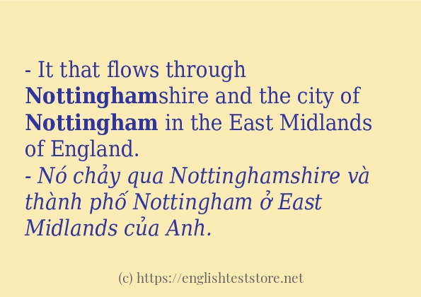 nottingham các ví dụ và câu điển hình
