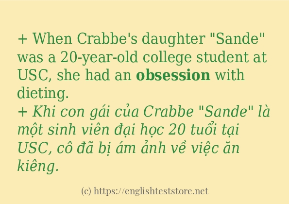 obsession có bao nhiêu cách sử dụng?