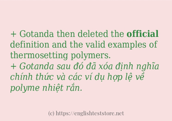 official có bao nhiêu cách dùng?